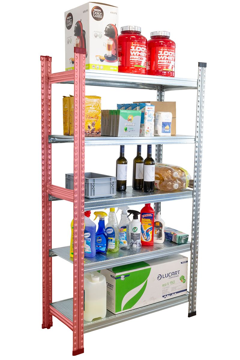 Salgó polc UGP ECO 1700x900x320 mm 5 polcos kiegészítő egység