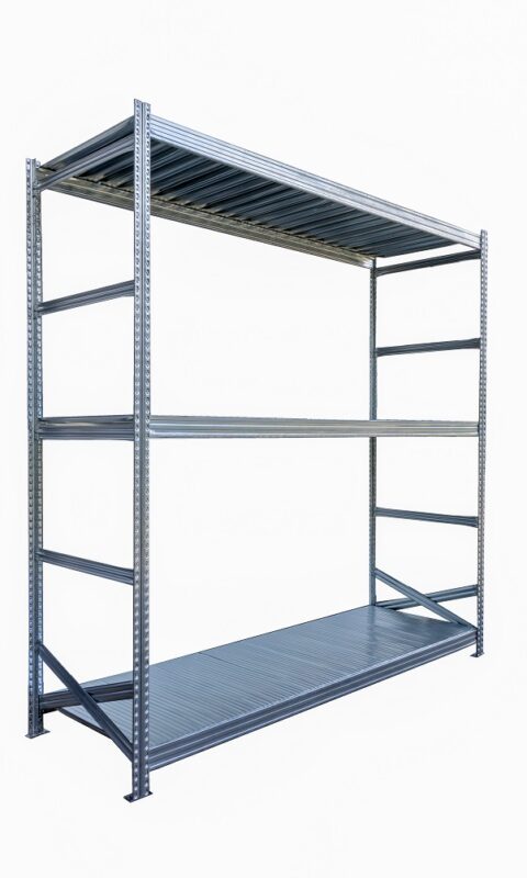 Salgó polc UGP S1 2500x2100x250 mm 3 polcos komplett egység