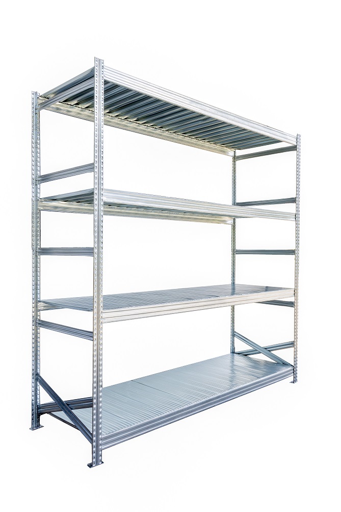 Salgó polc UGP S1 2500x2100x320 mm 4 polcos komplett egység