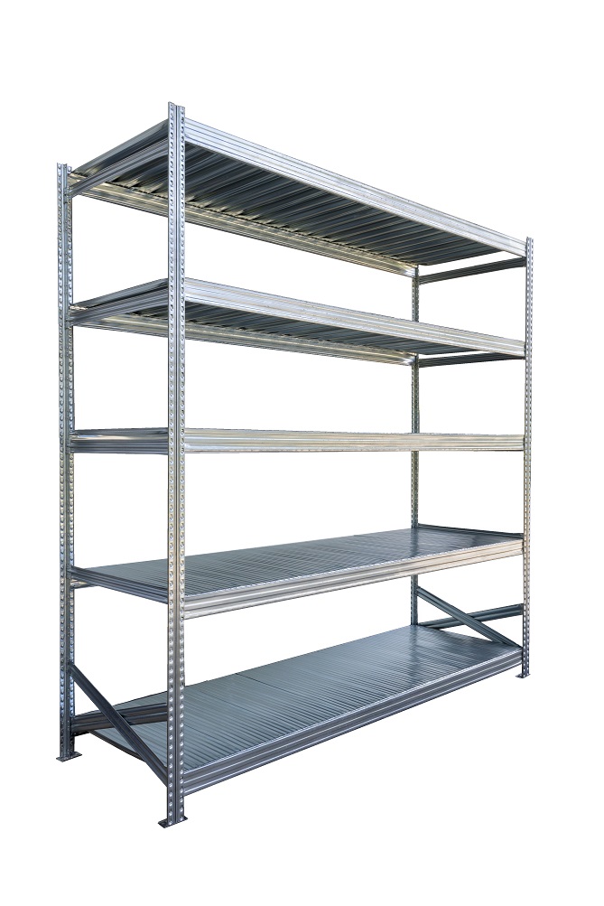 Salgó polc UGP S1 2500x2100x320 mm 5 polcos komplett egység