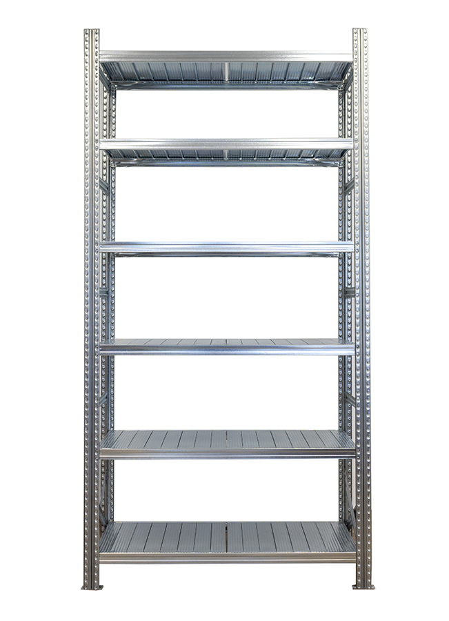 Salgó polc UGP S1 2500x1200x250 mm 6 polcos komplett egység - Image 2