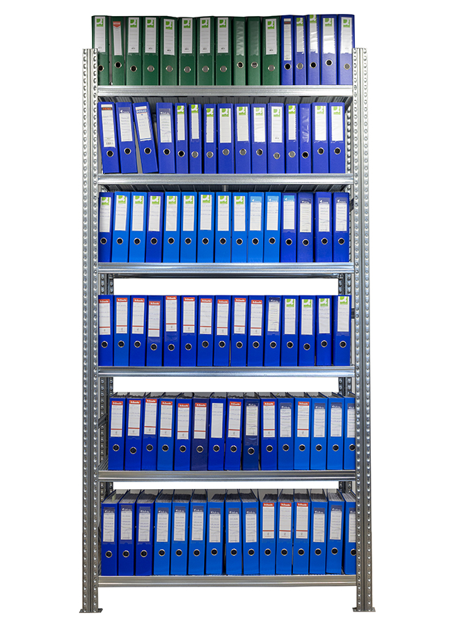 Salgó polc UGP S1 2500x1200x320 mm 6 polcos komplett egység